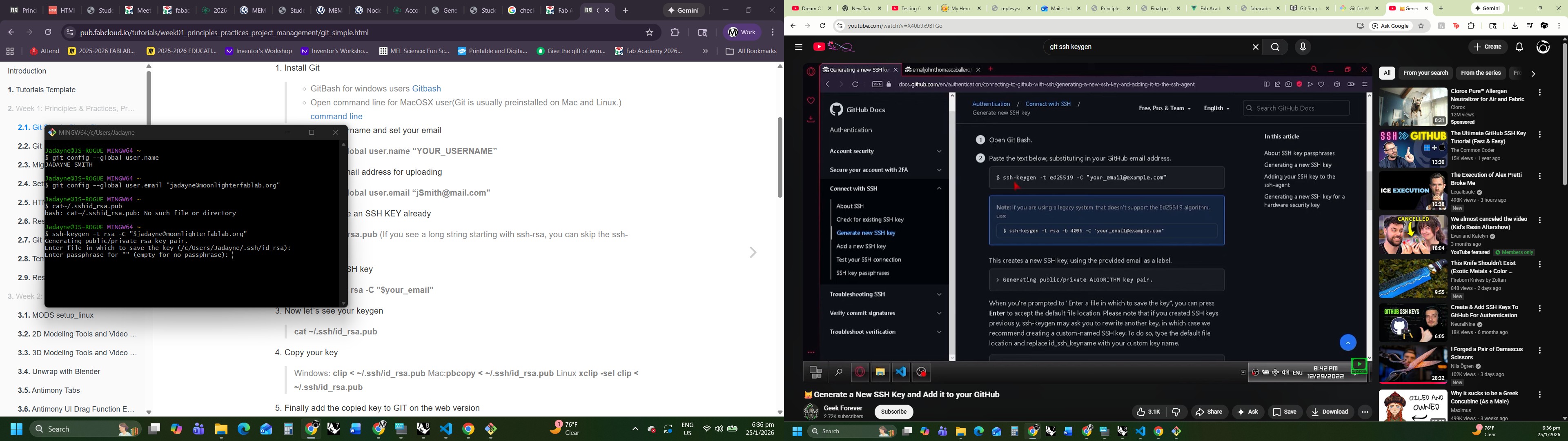 Image of me looking at yt